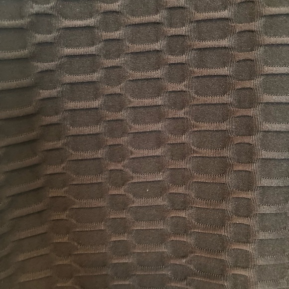 Black ribbed athletic leggings - Picture 4 of 4